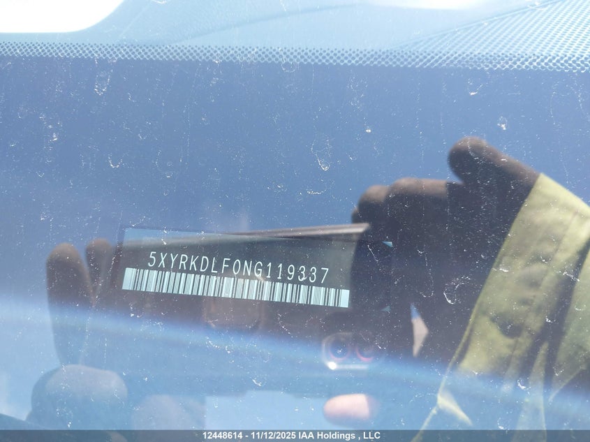 5XYRKDLF0NG119337 2022 KIA SORENTO photo no. 19