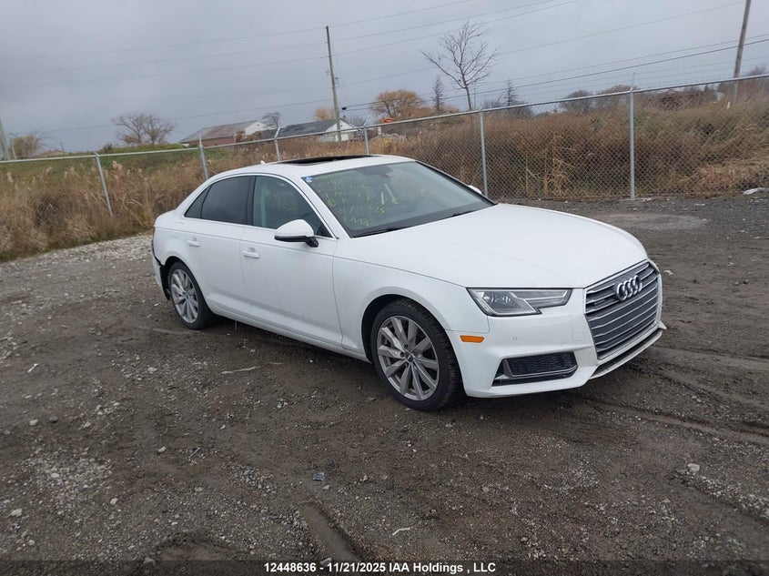 WAUANAF46KN018706 2019 Audi A4 45 Komfort auction photo 1