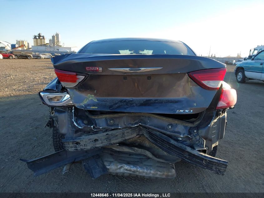 2015 Chrysler 200 Lx VIN: 1C3CCCFBXFN601351 Lot: 12448645