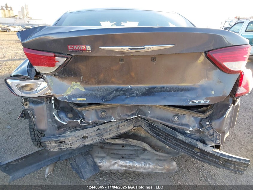 2015 Chrysler 200 Lx VIN: 1C3CCCFBXFN601351 Lot: 12448645