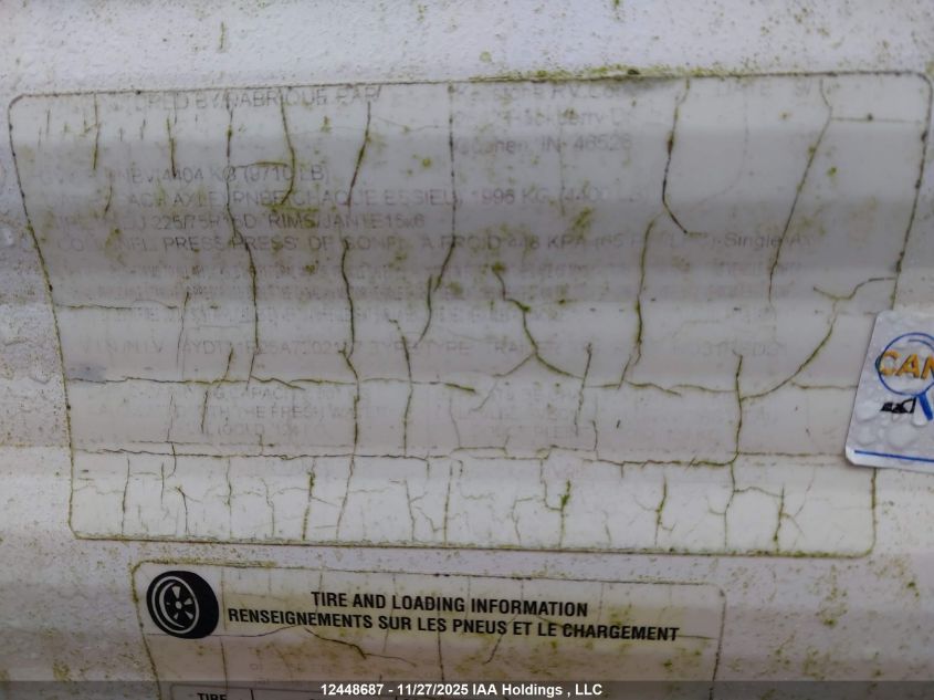 2010 Keystone Keystone VIN: 4YDT31R25A7202157 Lot: 12448687