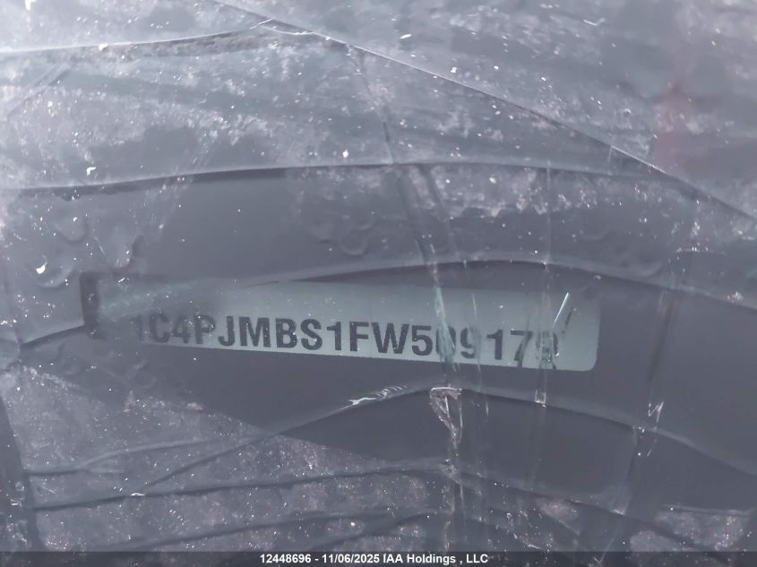 2015 Jeep Cherokee Trailhawk VIN: 1C4PJMBS1FW509179 Lot: 12448696