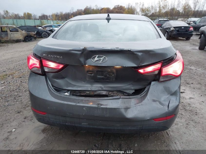 2014 Hyundai Elantra Gl VIN: 5NPDH4AE9EH525239 Lot: 12448720