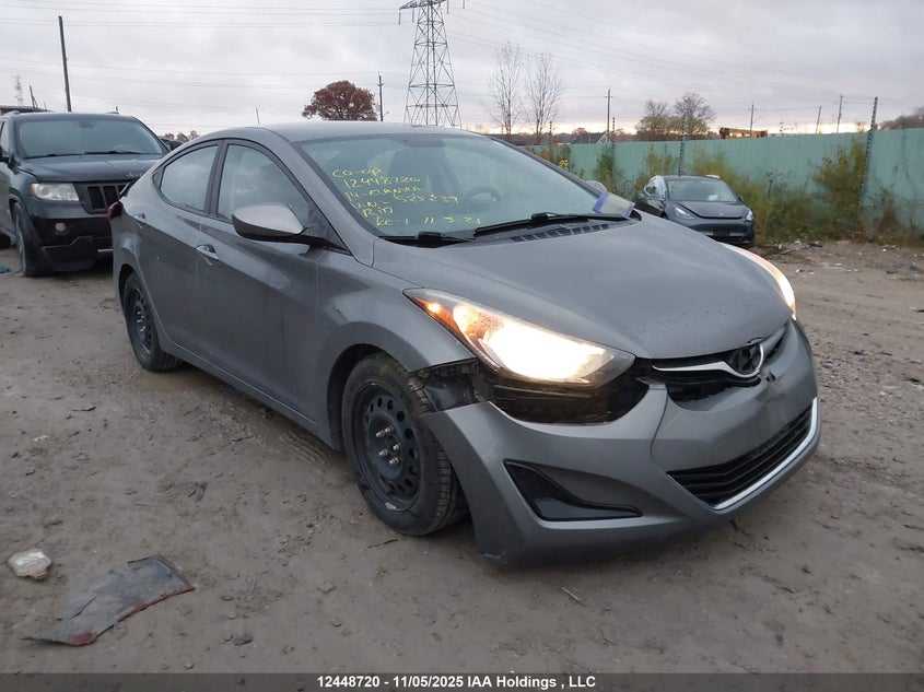 2014 Hyundai Elantra Gl VIN: 5NPDH4AE9EH525239 Lot: 12448720