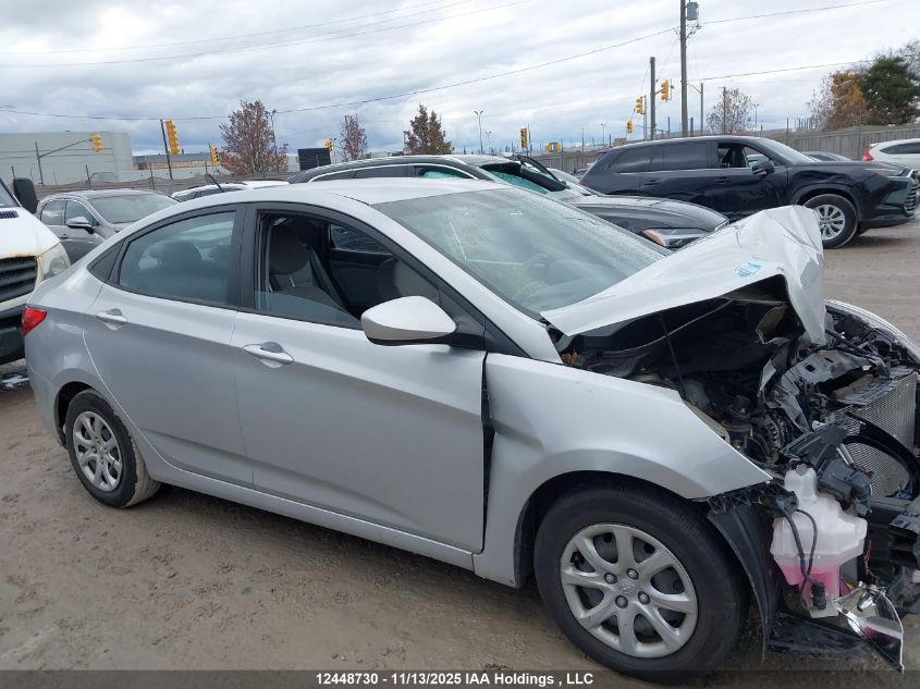 2014 Hyundai Accent VIN: KMHCT4AE7EU708411 Lot: 12448730