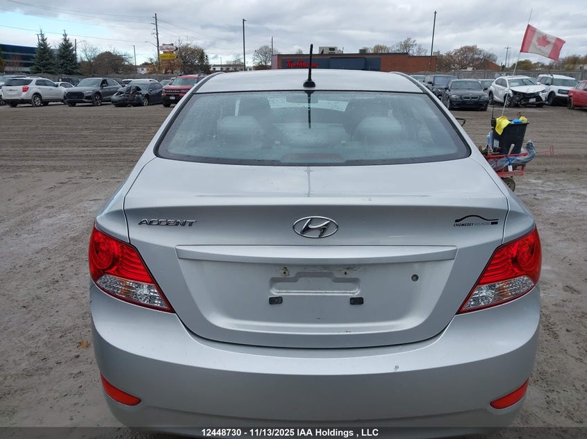 2014 Hyundai Accent VIN: KMHCT4AE7EU708411 Lot: 12448730