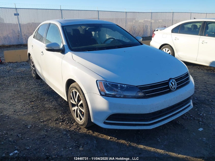 2016 Volkswagen Jetta 1.8T Sport white sedan null 3VWD07AJ0GM336169 photo #1