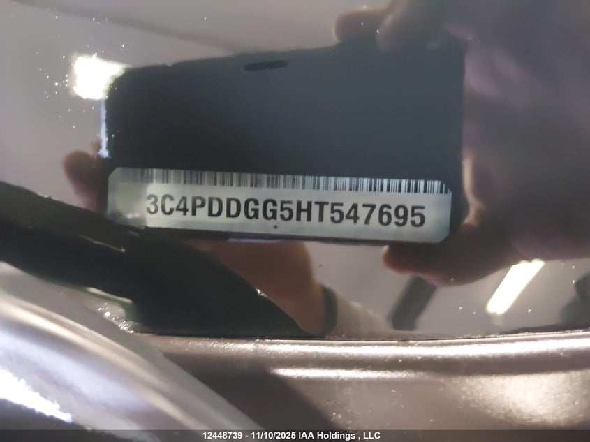 2017 Dodge Journey Crossroad VIN: 3C4PDDGG5HT547695 Lot: 12448739