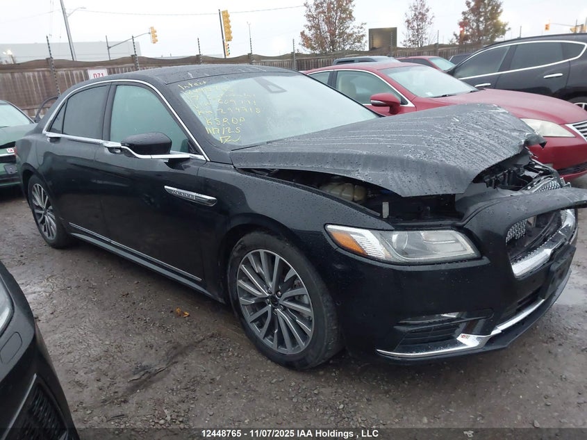 1LN6L9TP3H5609771 2017 Lincoln Continental auction photo 1