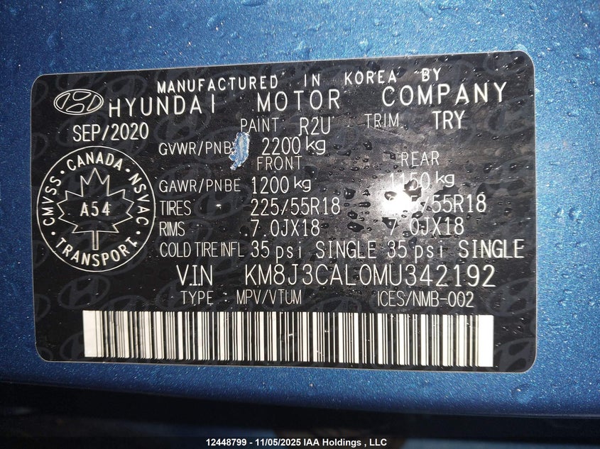 KM8J3CAL0MU342192 2021 HYUNDAI TUCSON photo no. 9
