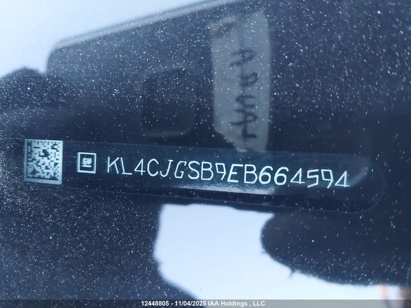2014 Buick Encore VIN: KL4CJGSB9EB664594 Lot: 12448805