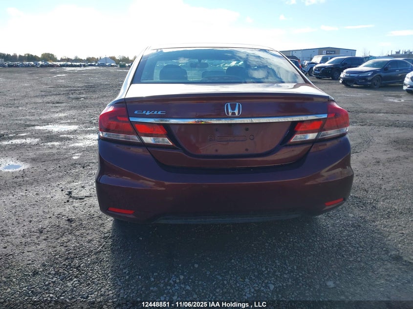 2013 Honda Civic VIN: 2HGFB2F58DH000415 Lot: 12448851