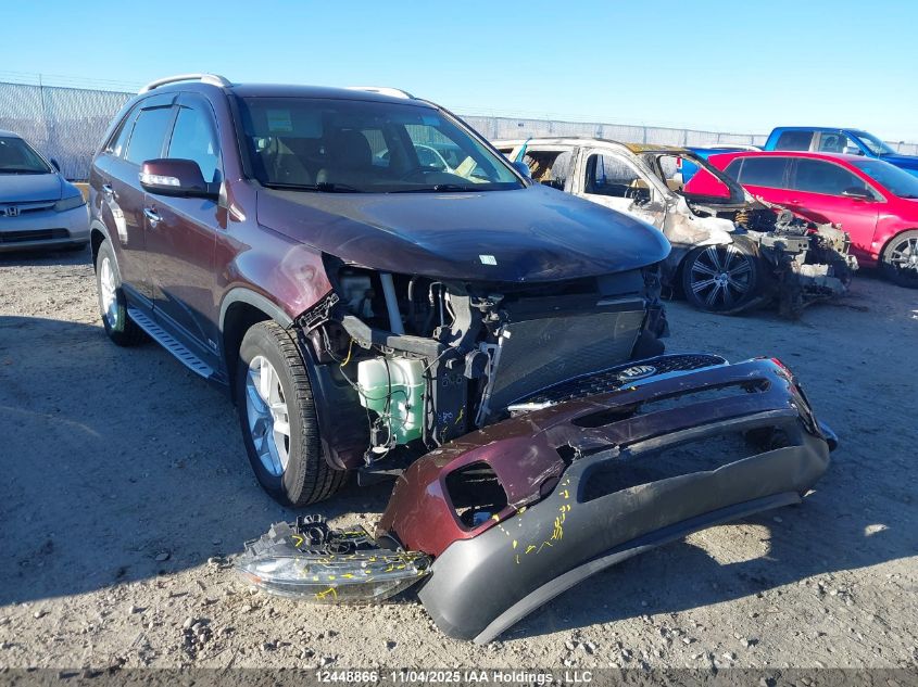 2014 Kia Sorento Lx VIN: 5XYKTCA61EG492513 Lot: 12448866