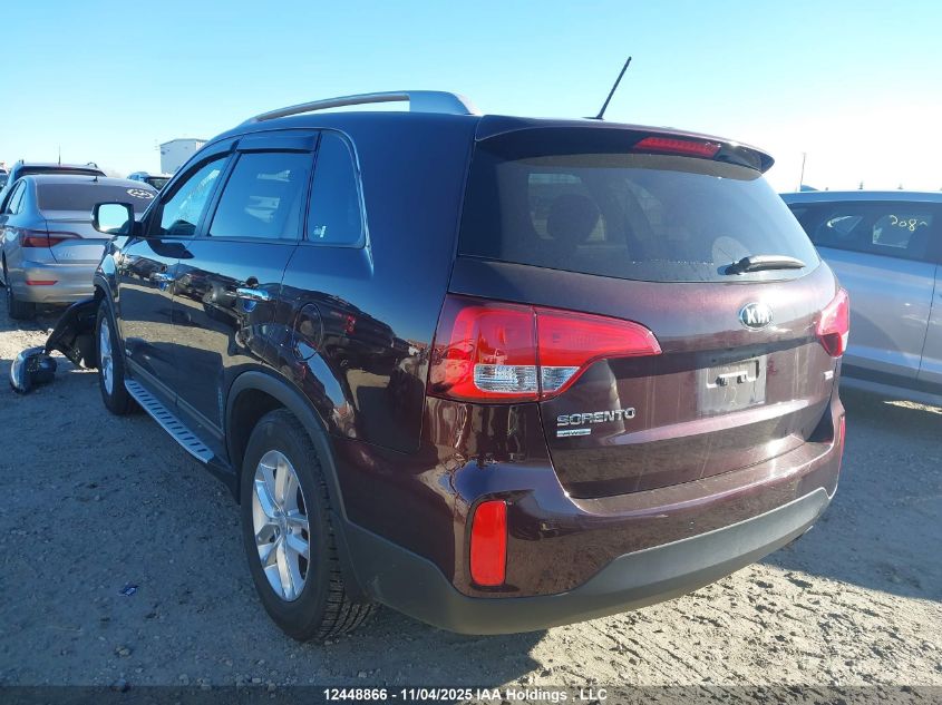 2014 Kia Sorento Lx VIN: 5XYKTCA61EG492513 Lot: 12448866