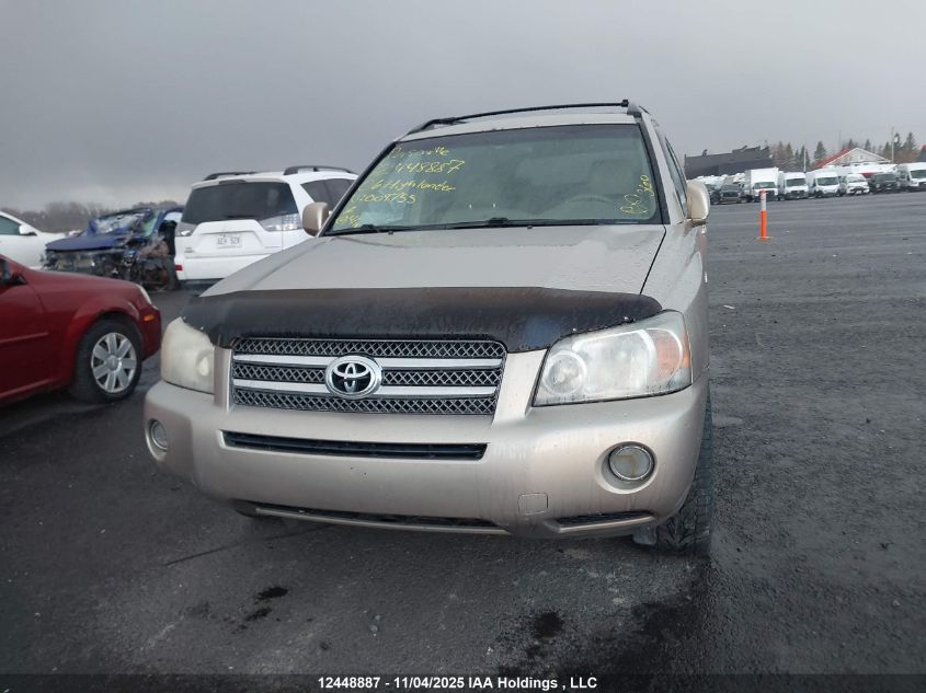 2006 Toyota Highlander Hybrid Hybrid VIN: JTEEW21A360009755 Lot: 12448887