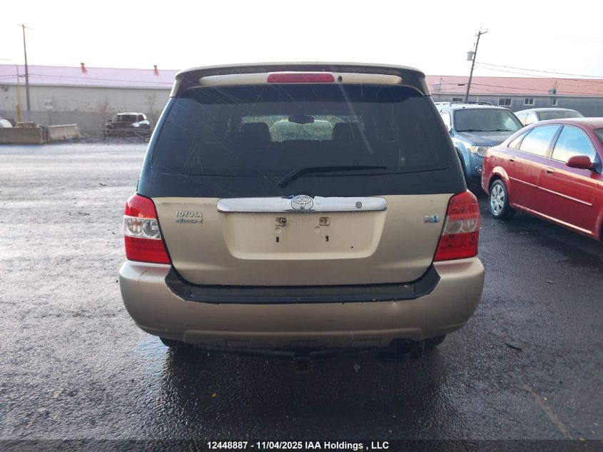 2006 Toyota Highlander Hybrid Hybrid VIN: JTEEW21A360009755 Lot: 12448887