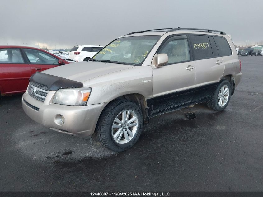 2006 Toyota Highlander Hybrid Hybrid VIN: JTEEW21A360009755 Lot: 12448887
