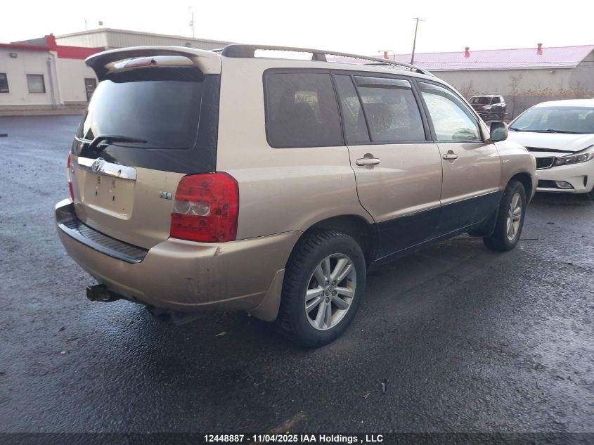 2006 Toyota Highlander Hybrid Hybrid VIN: JTEEW21A360009755 Lot: 12448887