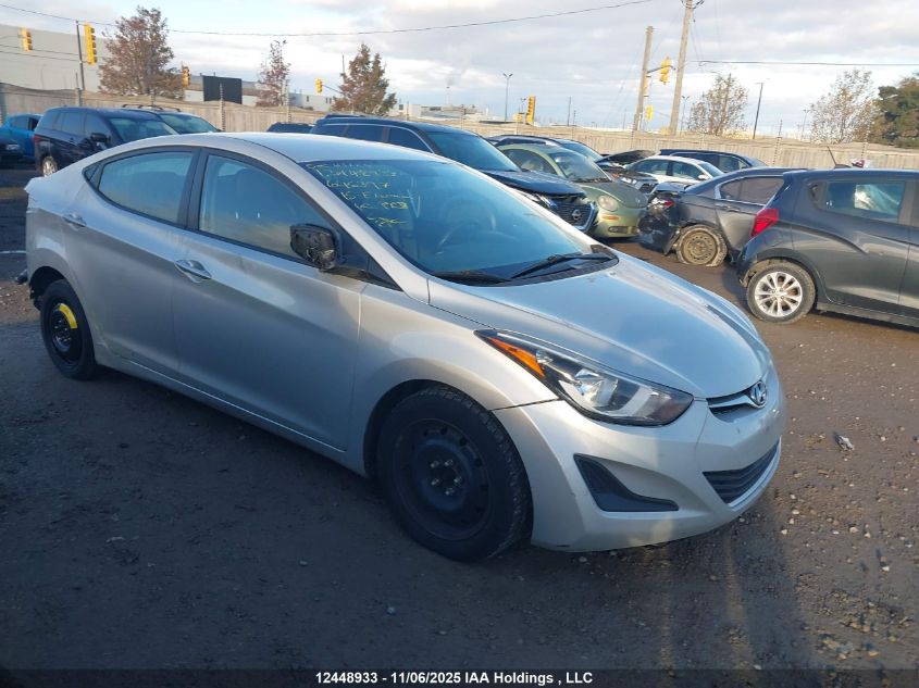 2015 Hyundai Elantra Gl VIN: 5NPDH4AE5FH646397 Lot: 12448933