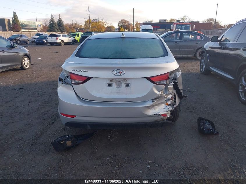 2015 Hyundai Elantra Gl VIN: 5NPDH4AE5FH646397 Lot: 12448933