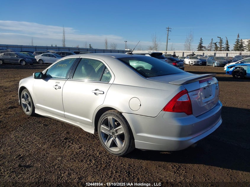 3FAHP0DC2AR380033 2010 FORD FUSION photo no. 3