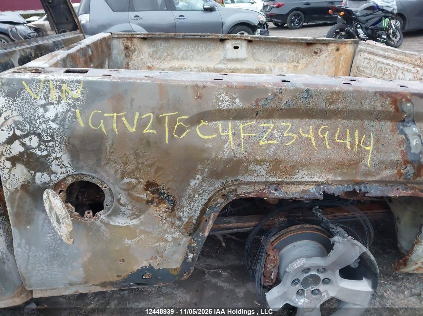 2015 GMC Sierra K1500 VIN: 1GTV2TEC4FZ349414 Lot: 12448939