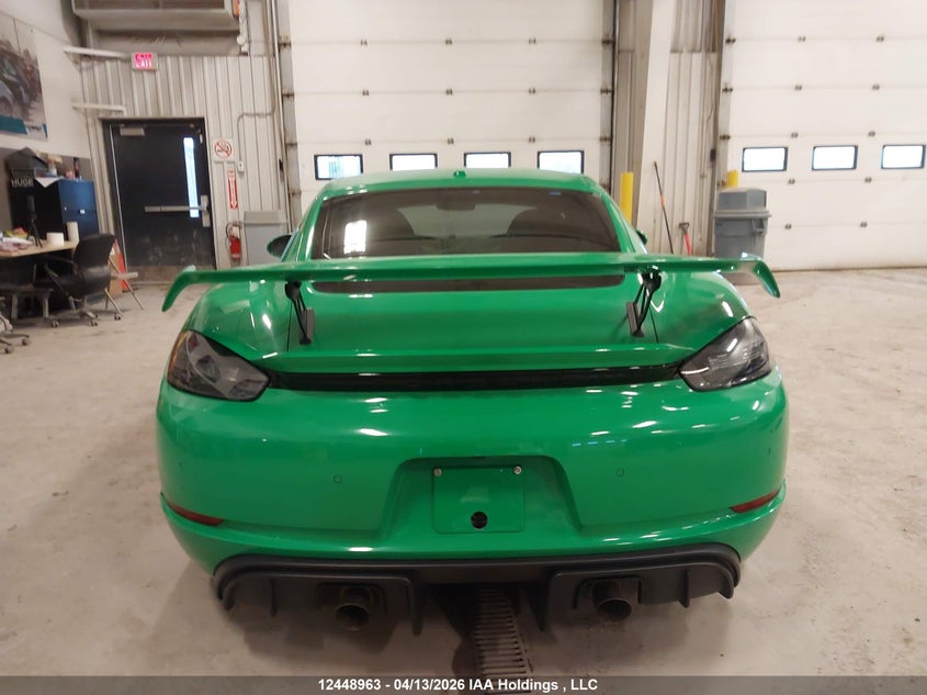 2021 Porsche 718 Cayman Gt4 VIN: WP0AC2A85MS289186 Lot: 12448963