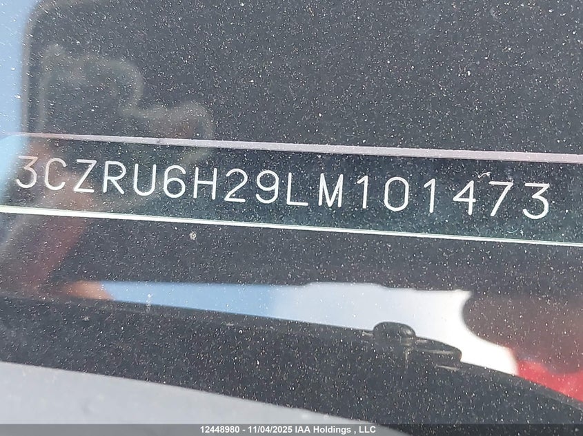 2020 Honda Hr-V Sport VIN: 3CZRU6H29LM101473 Lot: 12448980