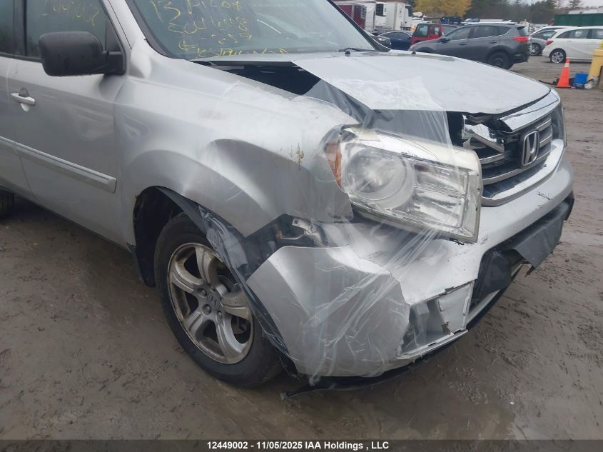 2013 Honda Pilot Lx VIN: 5FNYF4H29DB504648 Lot: 12449002