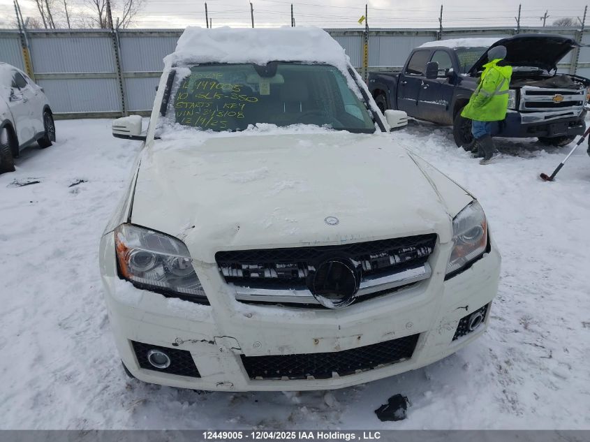 2010 Mercedes-Benz Glk 350 4Matic VIN: WDCGG8HB2AF343108 Lot: 12449005