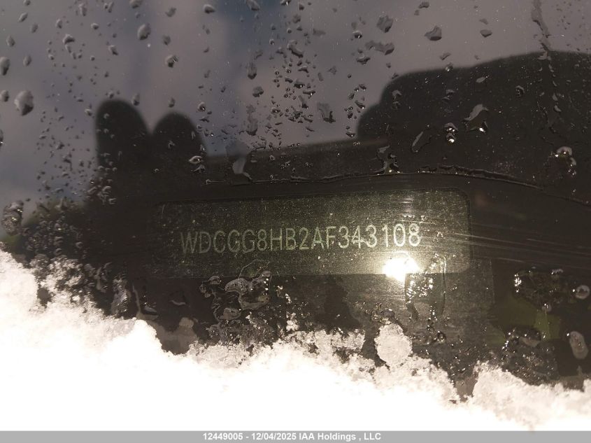 2010 Mercedes-Benz Glk 350 4Matic VIN: WDCGG8HB2AF343108 Lot: 12449005