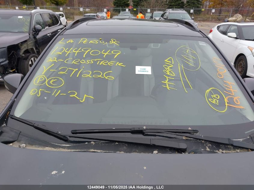 2022 Subaru Crosstrek Limited VIN: JF2GTDNC5NH271226 Lot: 12449049