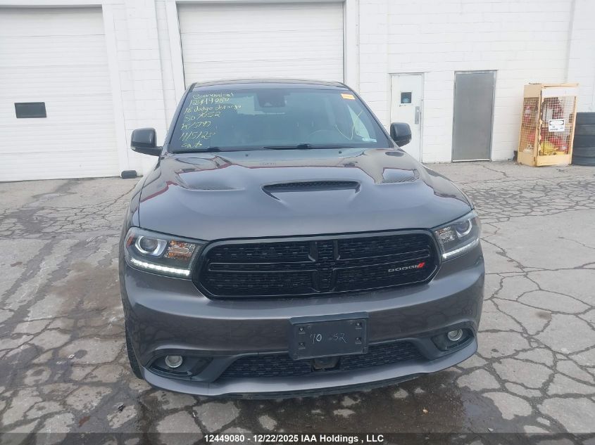 2018 Dodge Durango Gt VIN: 1C4RDJDG6JC307052 Lot: 12449080