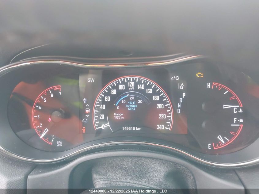 2018 Dodge Durango Gt VIN: 1C4RDJDG6JC307052 Lot: 12449080