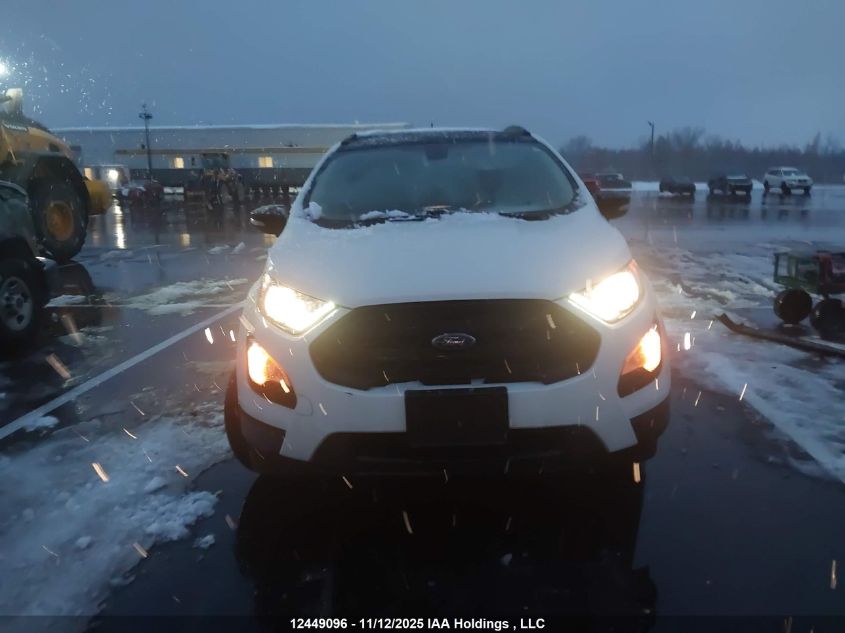 2022 Ford Ecosport VIN: MAJ6S3JLXNC460504 Lot: 12449096