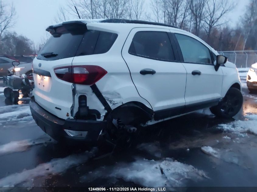 2022 Ford Ecosport VIN: MAJ6S3JLXNC460504 Lot: 12449096