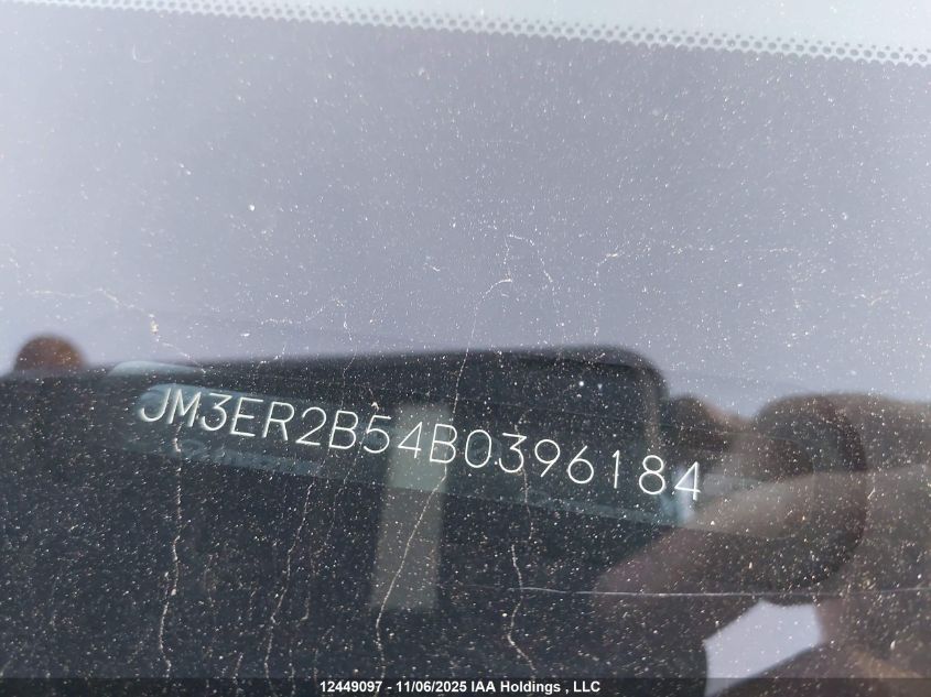 2011 Mazda Cx-7 VIN: JM3ER2B54B0396184 Lot: 12449097