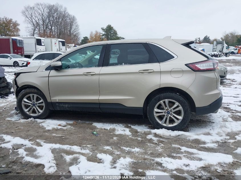 2017 Ford Edge Sel VIN: 2FMPK4J88HBC33862 Lot: 12449126