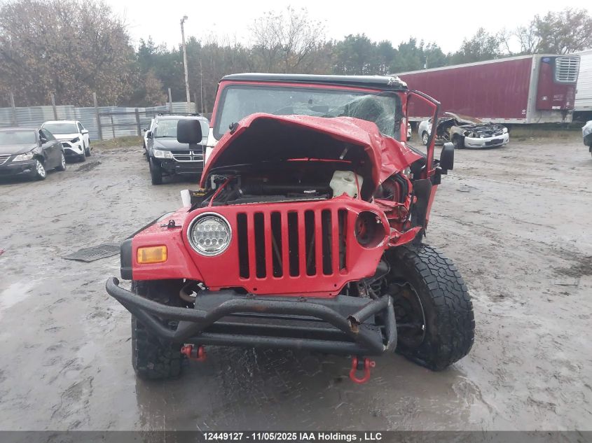 2003 Jeep Wrangler / Tj Sport VIN: 1J4FA49S23P347869 Lot: 12449127