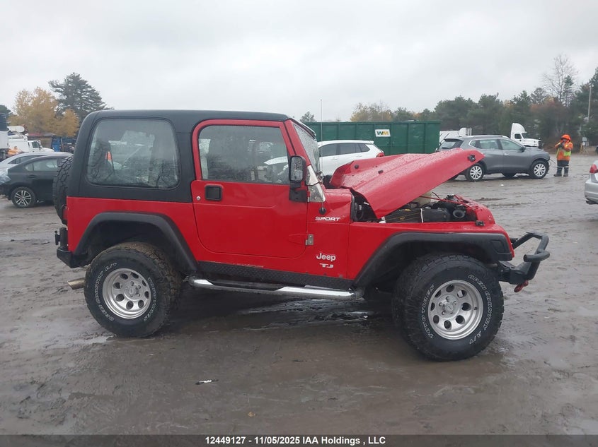 2003 Jeep Wrangler / Tj Sport VIN: 1J4FA49S23P347869 Lot: 12449127