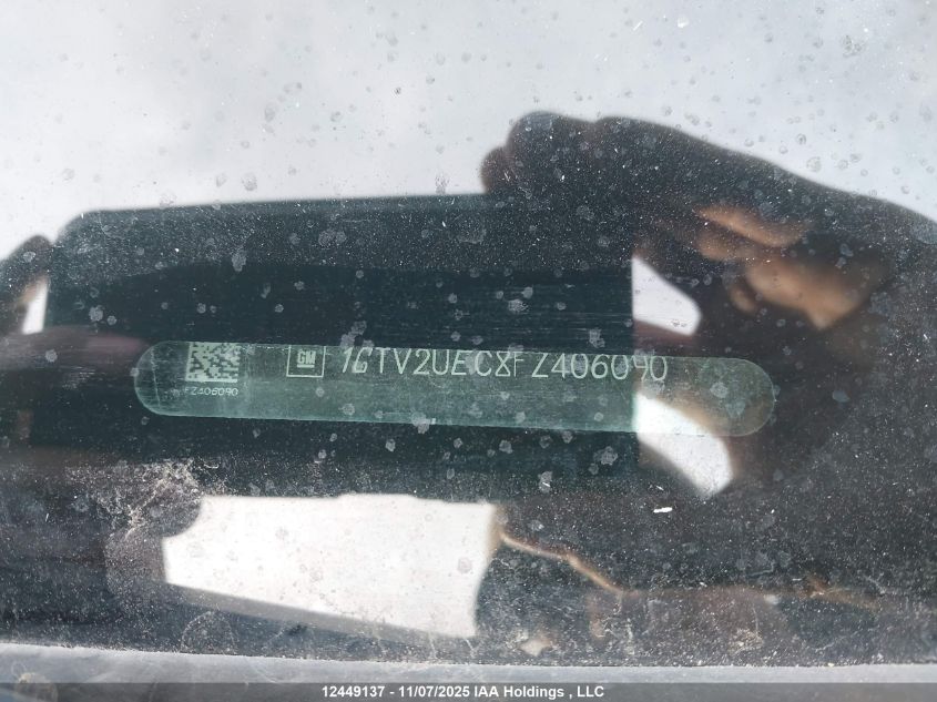 2015 GMC Sierra 1500 Sle VIN: 1GTV2UEC8FZ406090 Lot: 12449137