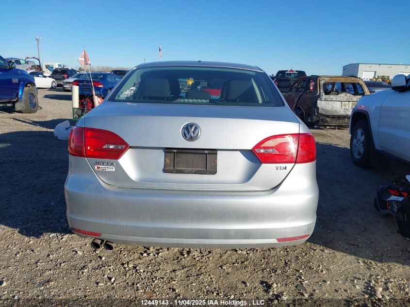 2014 Volkswagen Jetta 2.0 Tdi Comfortline/2.0 Tdi Highline/2.0 Tdi Trendline+ VIN: 3VWDL7AJXEM253496 Lot: 12449143