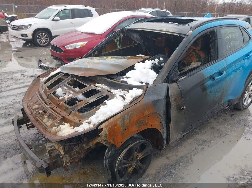 2022 Hyundai Kona Preferred Awd With Sun And Leather Package VIN: KM8K6CAB7NU875600 Lot: 12449147