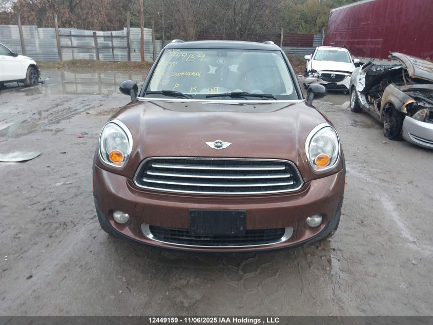 2014 Mini Countryman Cooper VIN: WMWZB3C58EWR37187 Lot: 12449159