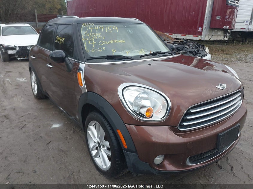 2014 Mini Countryman Cooper VIN: WMWZB3C58EWR37187 Lot: 12449159