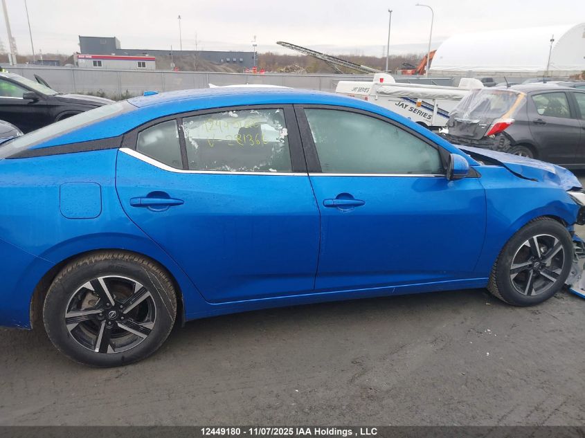 2025 Nissan Sentra Sv VIN: 3N1AB8CV8SY281366 Lot: 12449180