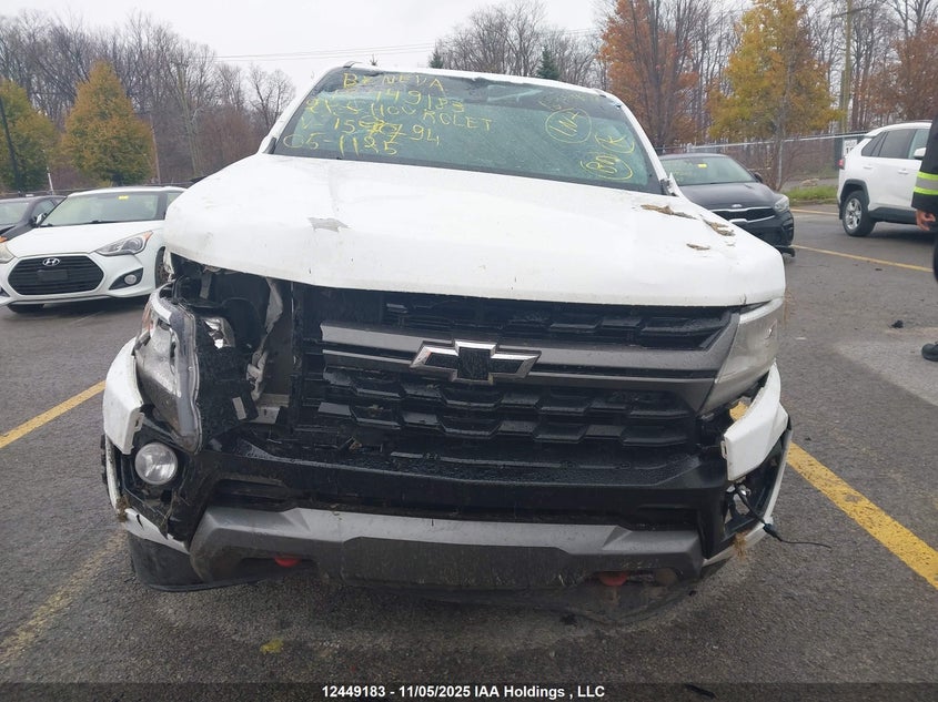 2021 Chevrolet Colorado Z71 VIN: 1GCGTDENXM1157794 Lot: 12449183