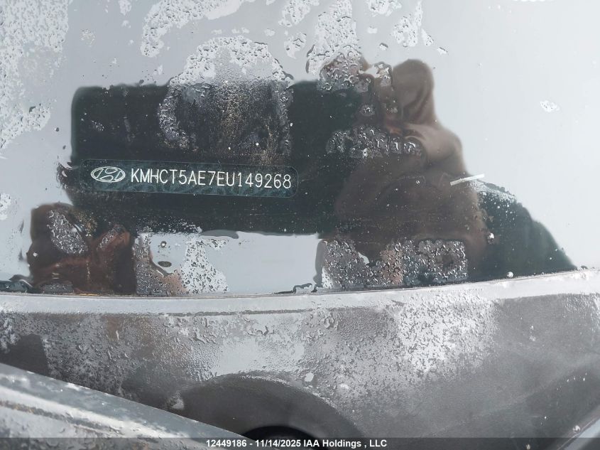 2014 Hyundai Accent Gls/Gs VIN: KMHCT5AE7EU149268 Lot: 12449186