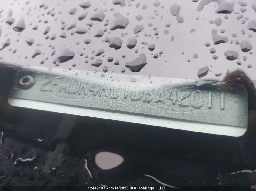 2013 Ford Edge VIN: 2FMDK4KC1DBA42011 Lot: 12449187