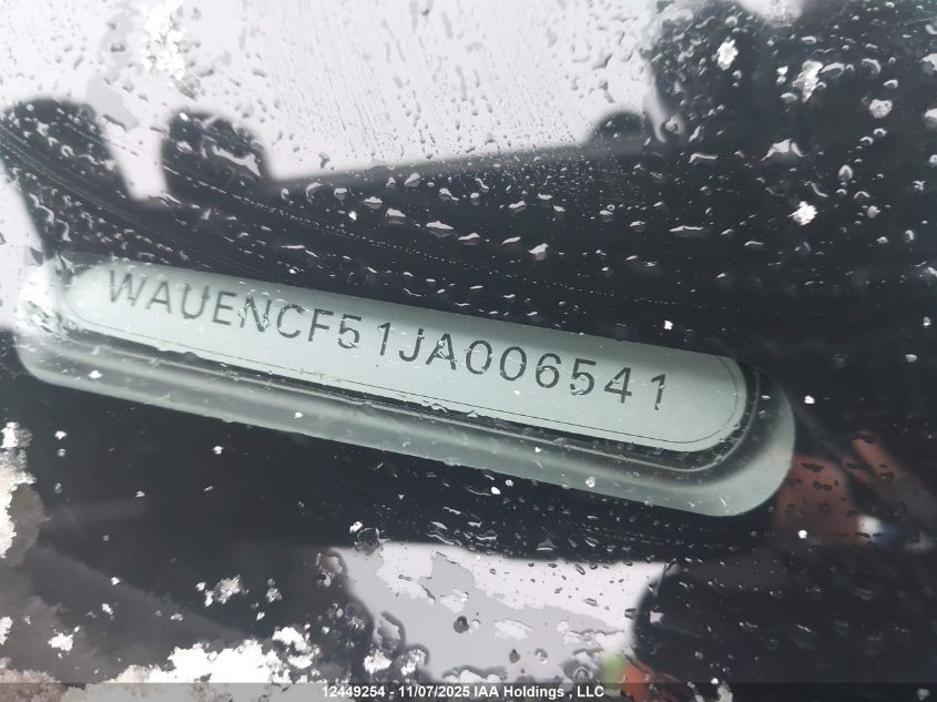 2018 Audi A5 2.0T Progressiv VIN: WAUENCF51JA006541 Lot: 12449254